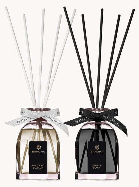 Diffusore ottagonale in confezione regalo (Portofino Blossom, Vanilla Black), set da 2
