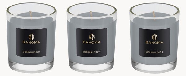 Set di 3 candele da viaggio Ash Sicilian Lemon