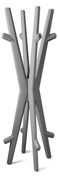 Appendiabiti in Polietilene Twins Dimensioni 59x59x h165 cm - Peso 5,21 Stile vivace e moderno colore FERRO