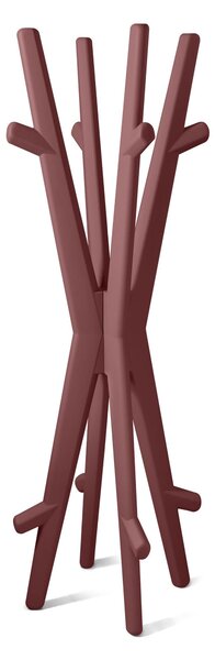 Appendiabiti in Polietilene Twins Dimensioni 59x59x h165 cm - Peso 5,21 Stile vivace e moderno colore GRANATO
