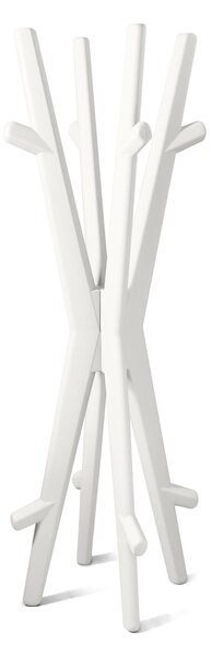 Appendiabiti in Polietilene Twins Dimensioni 59x59x h165 cm - Peso 5,21 Stile vivace e moderno colore BIANCO PERLA