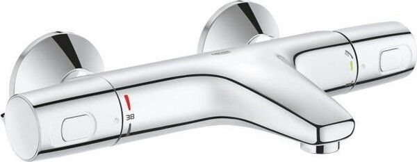 Miscelatore termostatico per vasca GROHE Precision Trend, protezione antiscottatura, attacco filettato 1/2 pollice, cromato, 34227002