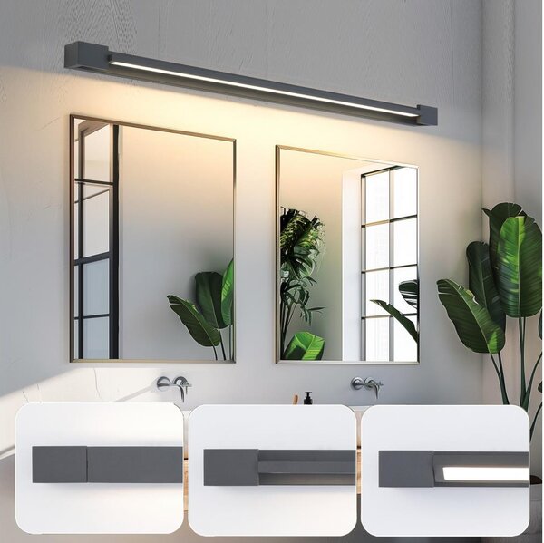 Brilagi-LED Illuminazione per specchio da bagno AQUA LINE LED/36W/230V 120 cm IP44 antracite