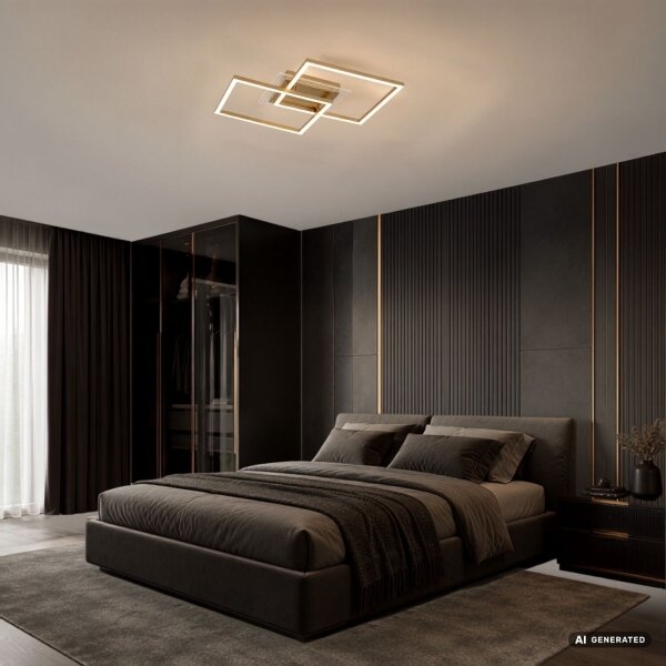 Rabalux 71489 - Plafoniera LED OTTAVIA LED/28W/230V 3000K 47x70 cm dorata