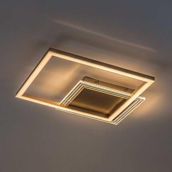 Rabalux 71487 -LED Plafoniera OTTAVIA LED/24W/230V 3000K 37,5x37,5cm dorata
