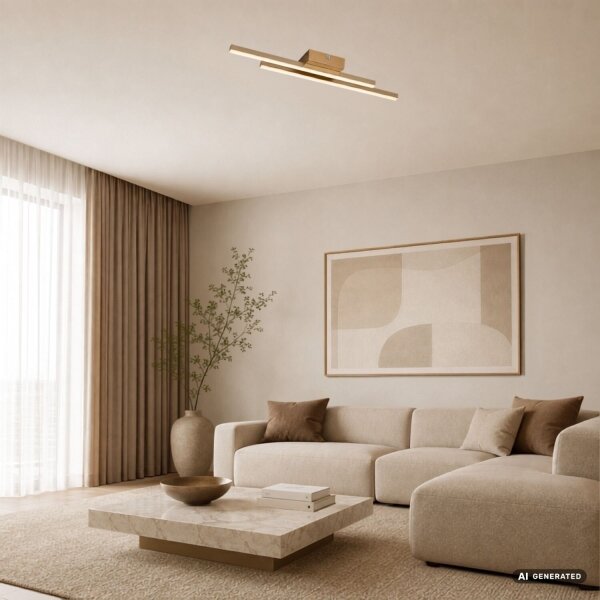 Rabalux 71494 - Plafoniera LED LIRIEN LED/12W/230V 3000K dorata