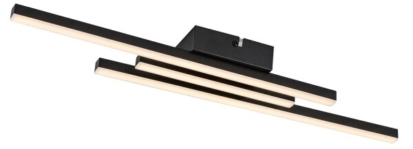 Rabalux 71528 - Plafoniera LED LIRIEN LED/18W/230V 3000K nera