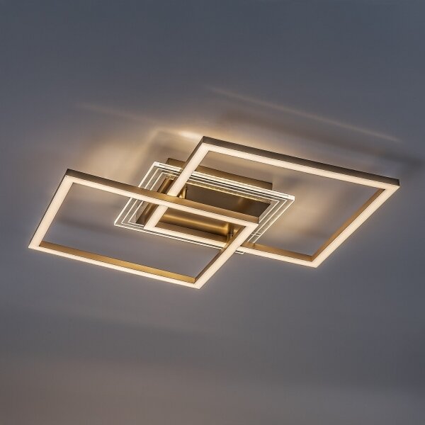 Rabalux 71489 - Plafoniera LED OTTAVIA LED/28W/230V 3000K 47x70 cm dorata