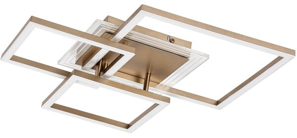 Rabalux 71488 - Plafoniera LED OTTAVIA LED/40W/230V 3000K 50x50 cm dorata