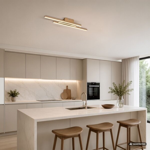 Rabalux 71495 - Plafoniera LED LIRIEN LED/18W/230V 3000K oro