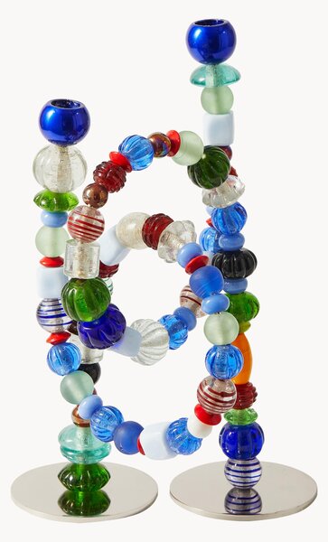 Portacandele fatto a mano Beads