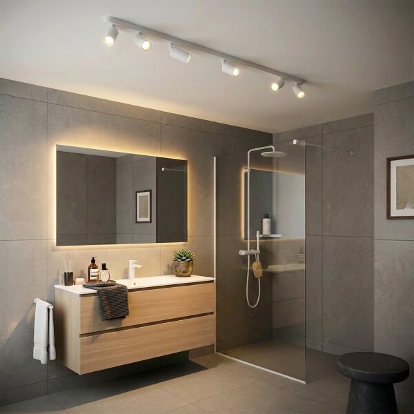 Brilagi - Luce Spot da bagno SELE 6xGU10/30W/230V IP44 bianco