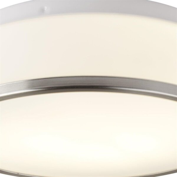 Searchlight 7039-28SS - Plafoniera da bagno DISC 1xE27/60W/230V IP44