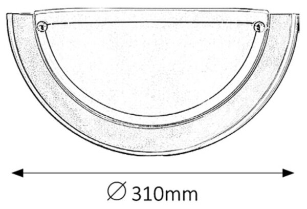 Rabalux 5173 - Applique UFO 1xE27/60W/230V
