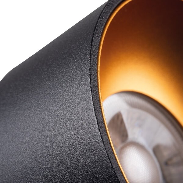 Kanlux 27575 - Luce da incasso MINI RITI 1xGU10/25W/230V nera/oro