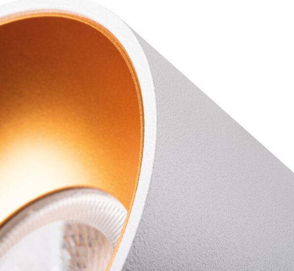 Kanlux 27576 - Luce da incasso MINI RITI 1xGU10/25W/230V bianca/oro