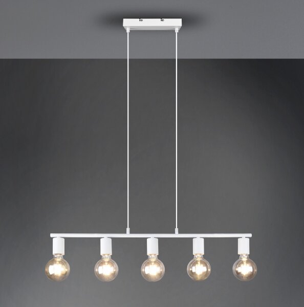Reality - Lampadario a sospensione con filo VANNES 5xE27/40W/230V