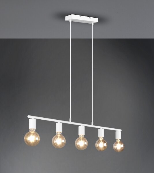Reality - Lampadario a sospensione con filo VANNES 5xE27/40W/230V