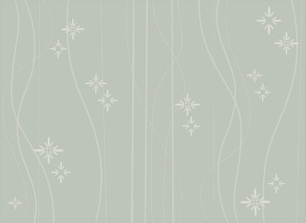 Carta da parati Carta da parati con fiori bianchi e linee, Carta da parati lastrazione, Carta da parati popolare, t00670 - Tapeko.it