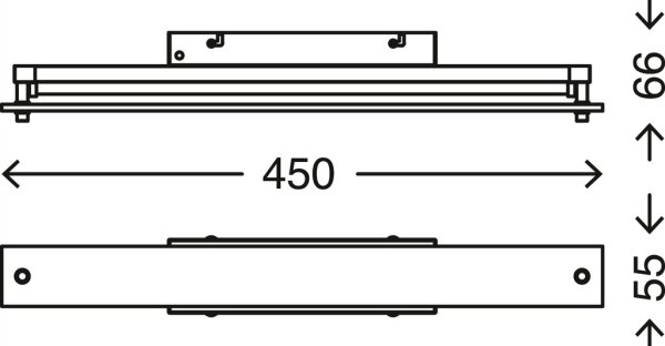 Briloner 2240-018 LED dimmerabile bagno specchio 5W 230V IP44