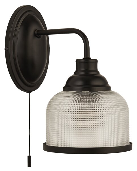 Searchlight 2671-1BK - Applique BISTRO 1xE27/60W/230V nero