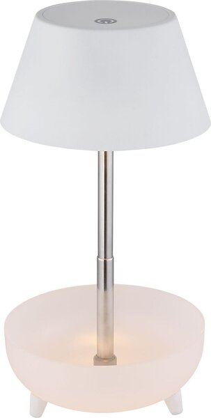 Lampada da tavolo senza fili con batteria ricaricabile Touch Dimmer Lampada da tavolo Dimmerabile Bianco 58459W