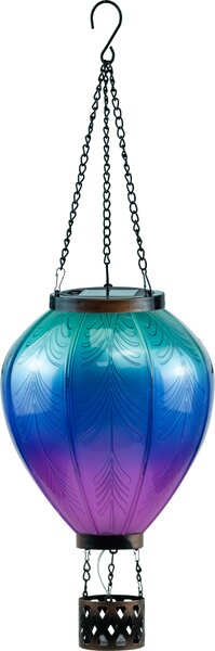 LED XL solare lanterna mongolfiera struttura in metallo decorazione giardino