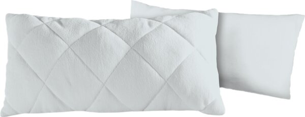 Cuscino Duo 40x80 cm Cuscino imbottito estate/inverno con trapuntatura a rombi