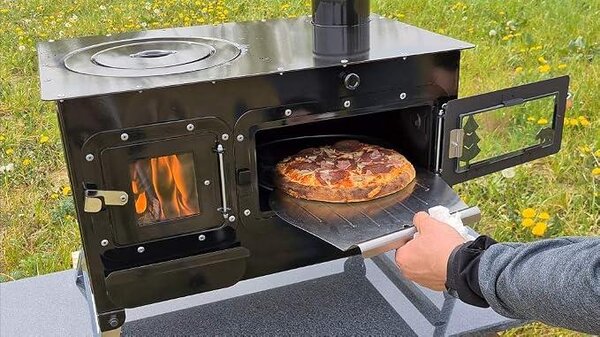 ROSALIE: Forno da esterno per cucinare | Cucina da giardino, forno per pizza, forno portatile, forno da giardino