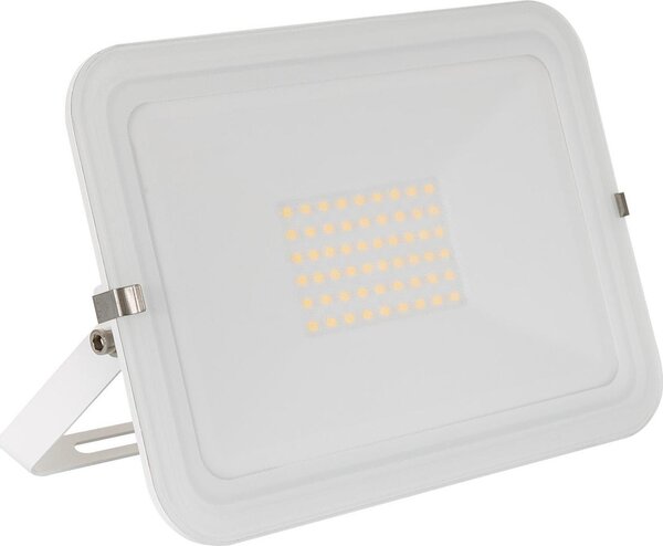 Proiettore LED 50W 120lm/W IP65 Slim Glass White 4000K Bianco neutro