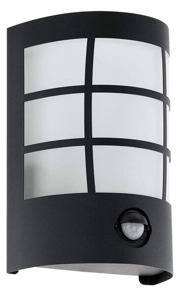 Applique da esterno con rilevatore di movimento Cerno Black Eglo LED 75314 11x14x15,5 cm