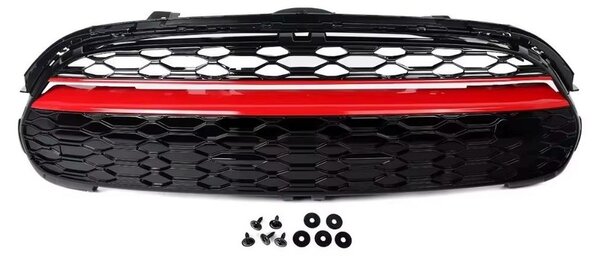 Griglia anteriore per modelli F55, F56, F57 - Stile GP - Griglia del paraurti anteriore - Plastica ABS - Nero - Anno di produzione 2014-2021