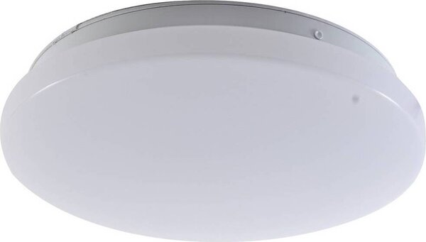 Lindby LED plafoniera per esterni Kirkola, 4000 K, Ø 26 cm, bianco