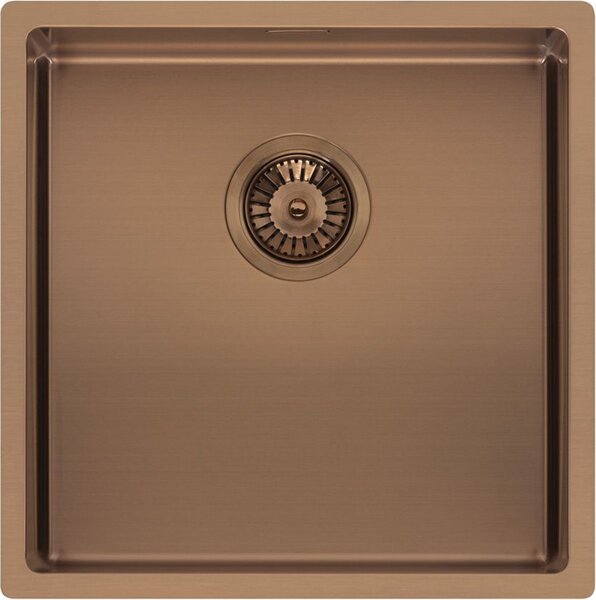 Lavello REGINOX MIAMI 40 x 40 nel colore COPPER / Rivestimento PVD / Lavello