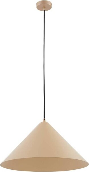 Lampada a sospensione Lindby Clarine, beige, Ø 50 cm, metallo