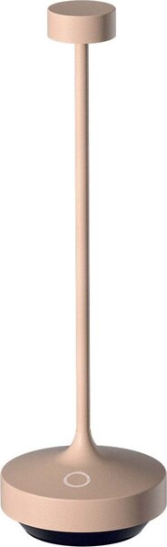 Lampada da tavolo a batteria beige touch bianco caldo LED RUBY CREAM H25 cm