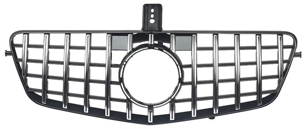 Griglia anteriore - Griglia stile GT-R per Classe E W212 - Adatta per modelli E350/E500/E550, anno di produzione 2009-2013 - Plastica ABS - Cromata nera