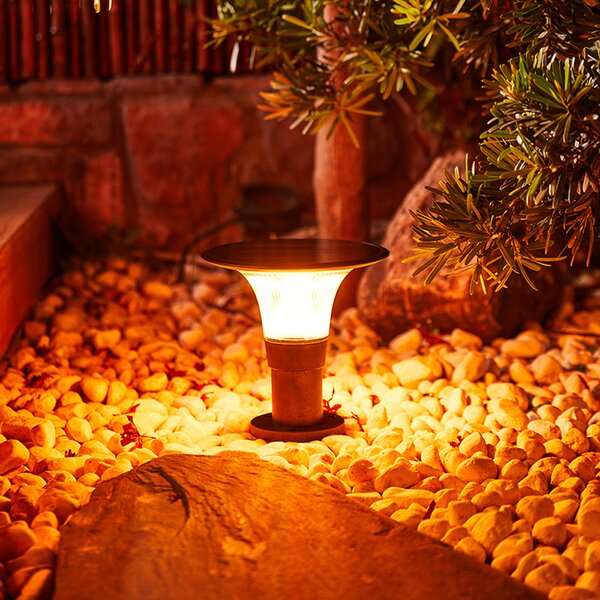 Smart LED luce solare lampada da giardino lampada solare da giardino con controllo APP Wireless 4000 mAh