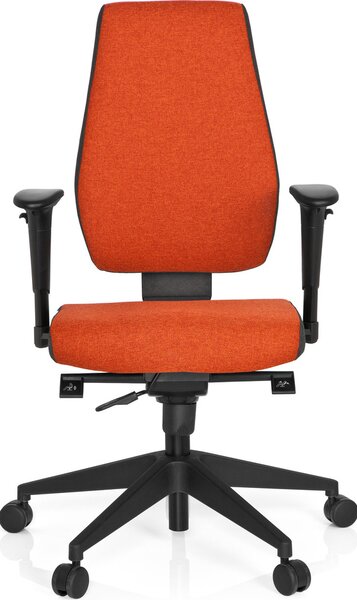 Sedia da ufficio, girevole, PRO-TEC 500 Grigio scuro / rosso