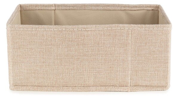 Scatola beige in tessuto 28x12x12 cm Sandy – Compactor