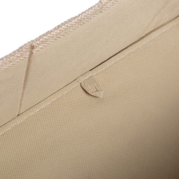 Scatola beige in tessuto 28x12x12 cm Sandy – Compactor
