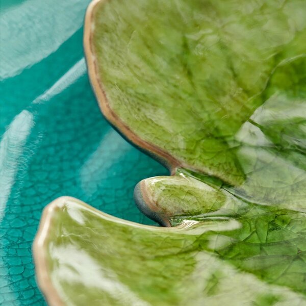Ciotola in gres verde , 17 x 17,6 cm Riviera - Costa Nova