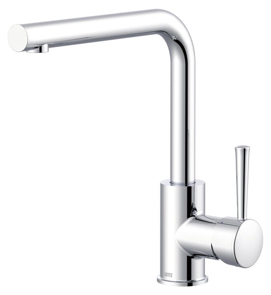 Rubinetto da cucina - Cromato - Altezza bocca 25 cm - Dischi in ceramica