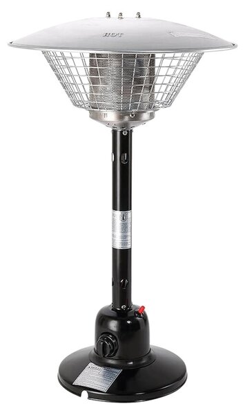 Lampada da terrazza, riscaldatore da tavolo, riscaldamento radiante, ETNA, per gas GPL PB, altezza 80 cm, 5 kW