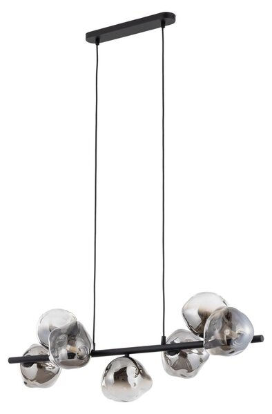Lampada a sospensione nero filo metallico lampada struttura telaio design paralume rotondo geometrico moderno E27 lampada a sospensione luce a sospensione lampada a sospensione