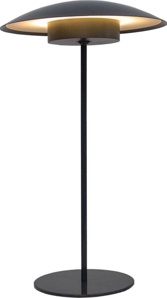 Lampada LED da esterno ricaricabile in metallo touch Ø 22 cm 40 cm di altezza IP44 antracite 3000 K lampada da tavolo portatile a batteria giardino balcone