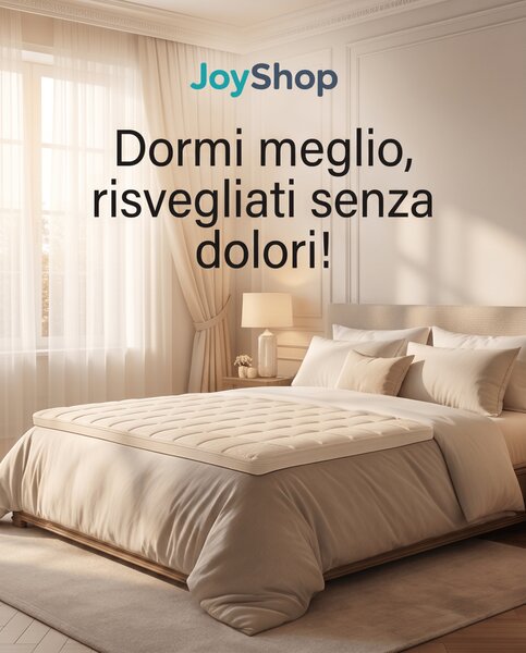 Topper Memory Foam – Correttore Anallergico, 5 cm, Sfoderabile Lavabile 80x190 Singolo standard