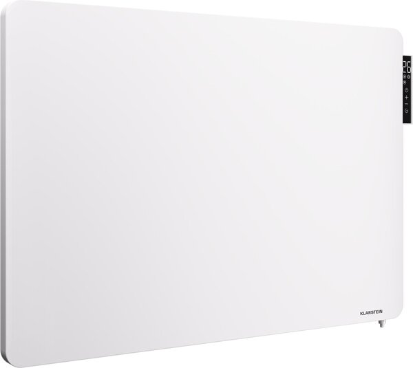 Klarstein Wonderbeam 650 Riscaldatore a infrarossi ibrido – 650 W, 60×84 cm, 6–12 m², pannello metallico da parete, termostato, timer settimanale, IP24