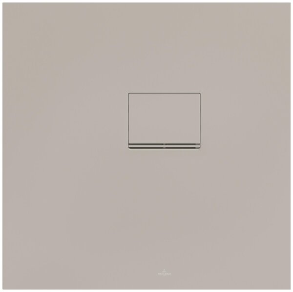 Villeroy & Boch Squaro Infinity Receveurs de douche, Quaryl, carré, installation dans le coin droit, à découper, 800x800x40mm, UDQ8080SQI1RV-AL, UDQ8080SQI1RV-AL