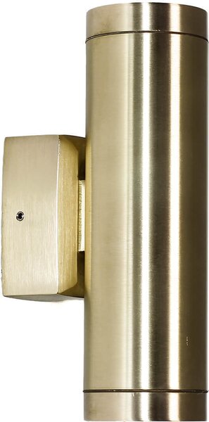 Lampada da esterno a parete Up Down IP64 GU10 in ottone massiccio Applique da esterno cortile terrazzo